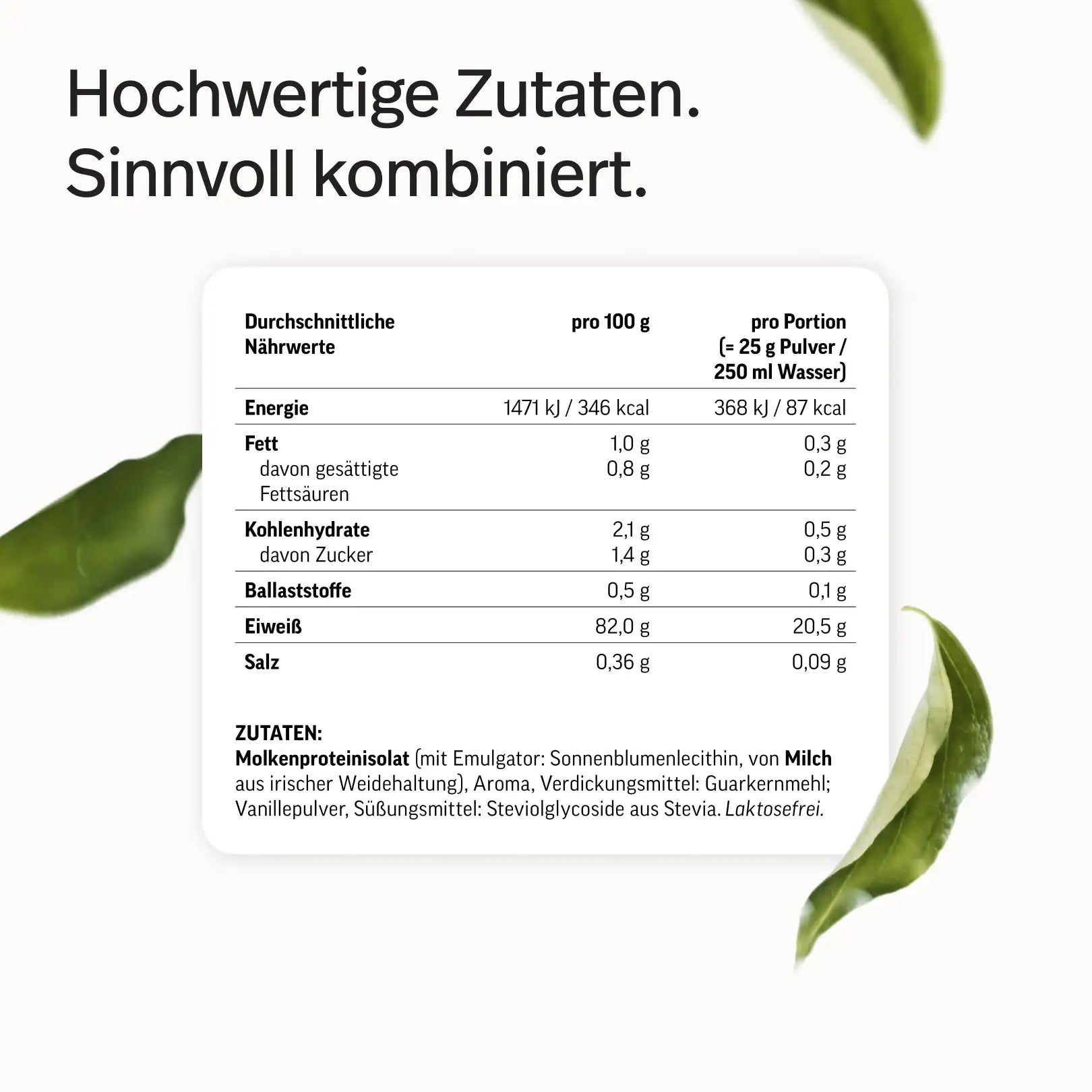 #Geschmacksrichtungen_Vanille